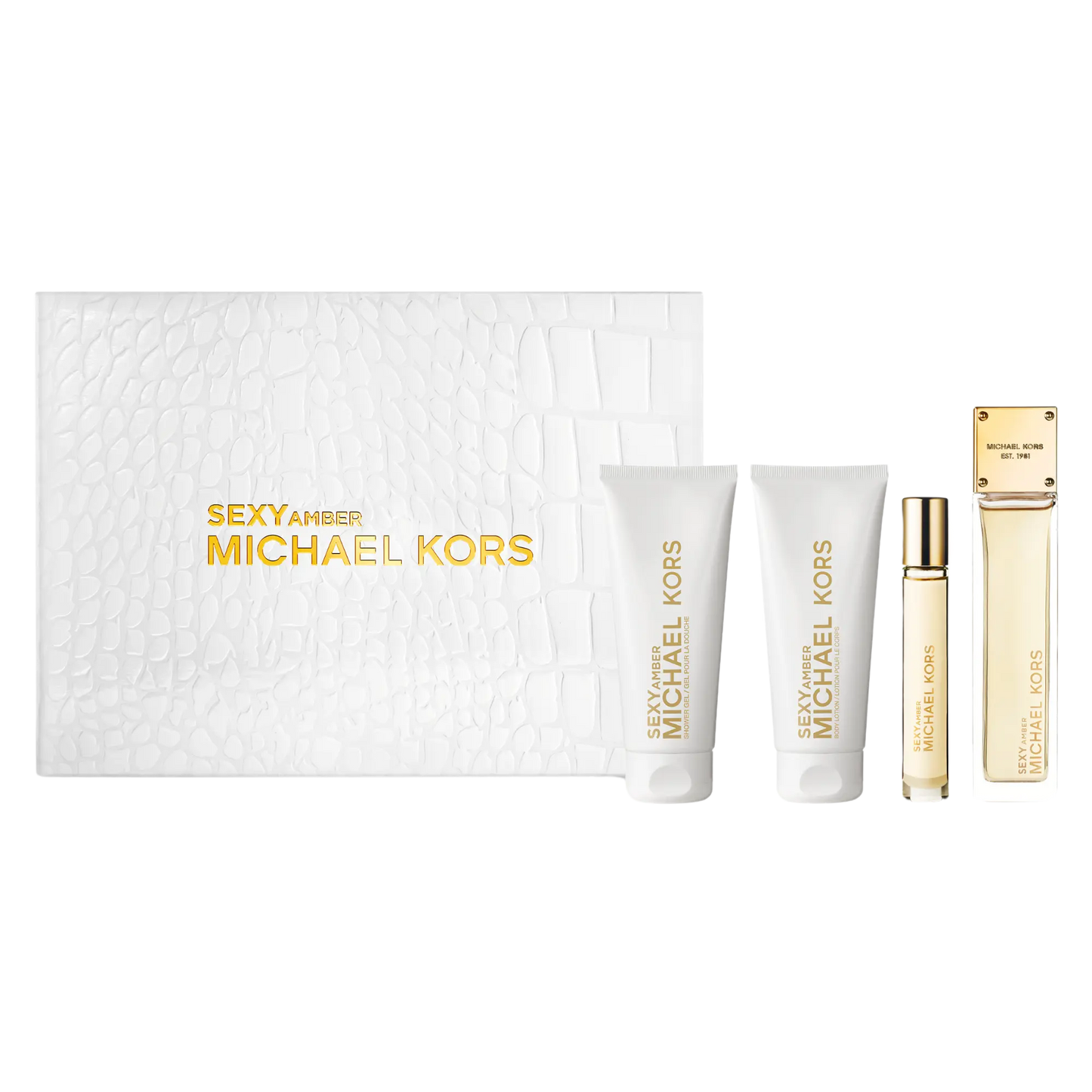Michael Kors Gorgeous 100ml EDP + Shower Gel 100ml + Body Lotion 100ml + 10ml EDP Подаръчен комплект за жени Michael Kors