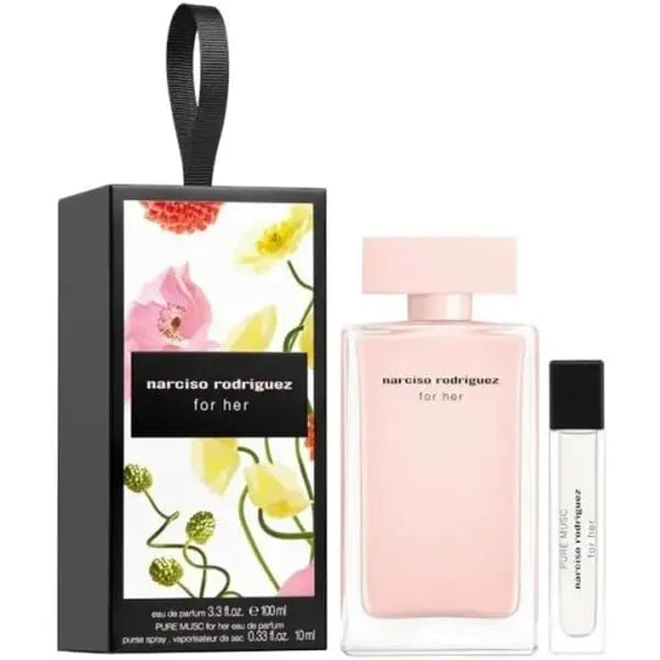 Narciso Narciso for Her 100ml EDP + Pure Musk 10ml EDP Подаръчен комплект за жени Narciso Rodrigues