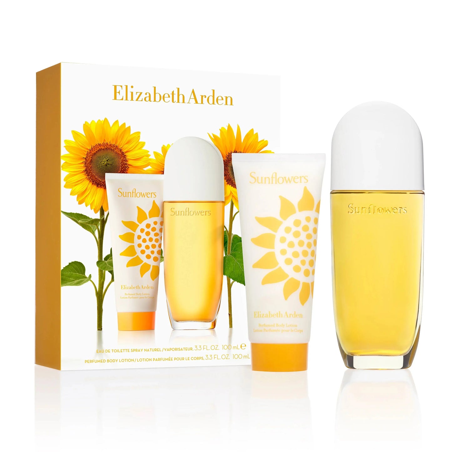 Sunflowers 100ml EDT + Body Lotion 100ml Подаръчен комплект за жени Elizabeth Arden