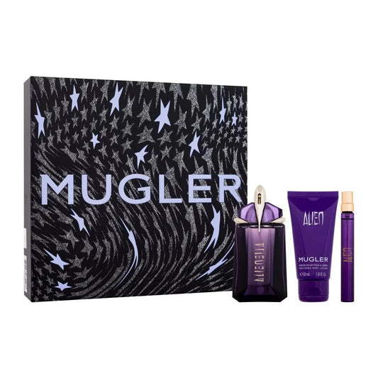 Alien 60ml EDP + 10ml EDP + Body Lotion 50ml Подаръчен комплект за жени Thierry Mugler