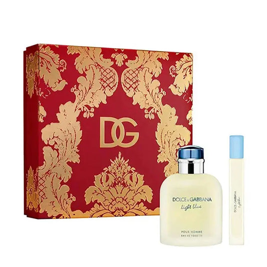 D&G Light Blue 125ml EDT + 10ml EDT Подаръчен комплект за мъже Dolce & Gabbana