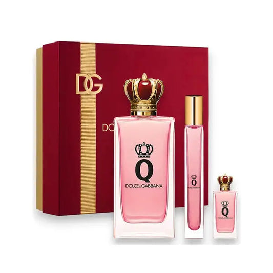 D&G Q 100ml EDP + 10ml EDP + 5ml EDP Подаръчен комплект за жени DSquared2