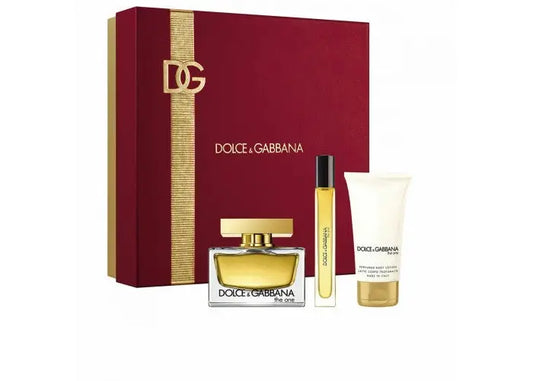 D&G The One 75ml EDP + Body Lotion 50ml + 10ml EDP Подаръчен комплект за жени Dolce & Gabbana