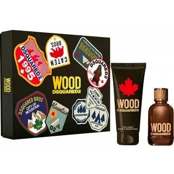 Dsquared2 Wood 100ml EDT + Shower Gel 150ml Подаръчен комплект за мъже DSquared2