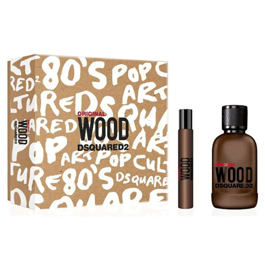 Dsquared2 Wood Original 100ml EDP + 10ml EDP Подаръчен комплект за мъже DSquared2
