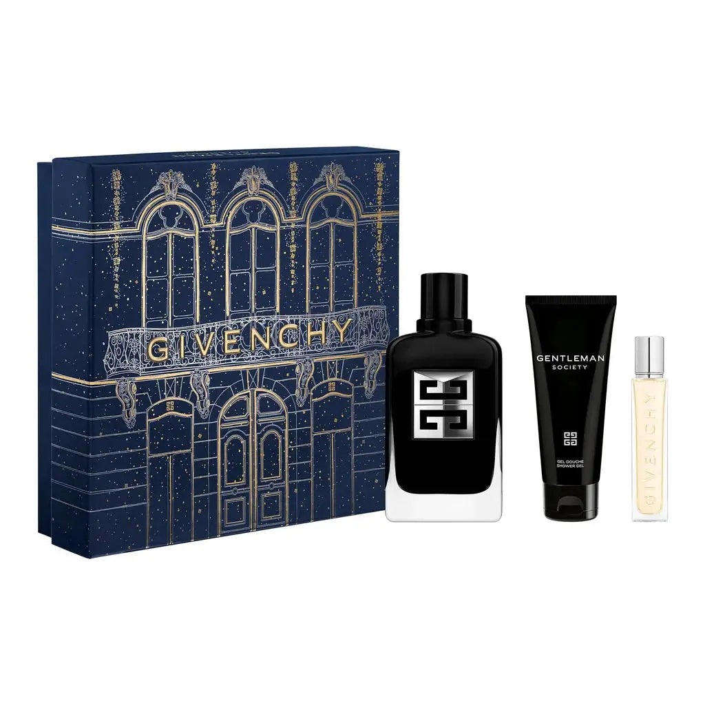 Givenchy Gentlemen Society 100ml EDP + Shower Gel 75ml + 12.5ml EDP Подаръчен комплект за мъже Givenchy