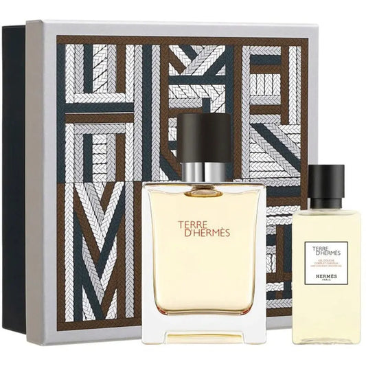 Hermes Terre 50ml EDT + Shower Gel 40ml Подаръчен комплект за мъже Hermes