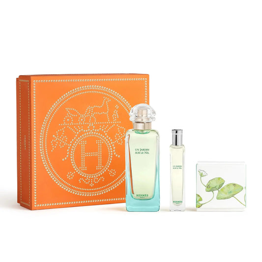 Hermes Un Jardin Sur Le Nil 100ml EDT + 15ml EDT + Soap 40g Подаръчен комплект за жени Hermes