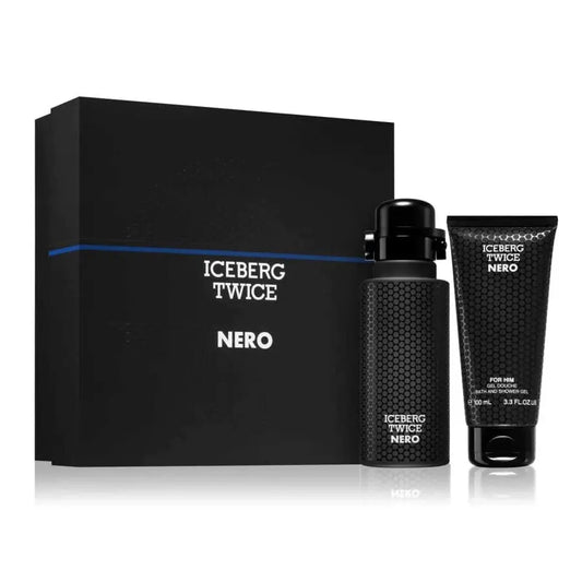 Iceberg Twice Nero 125ml EDT + Shower Gel 100ml Подаръчен комплект за мъже Iceberg