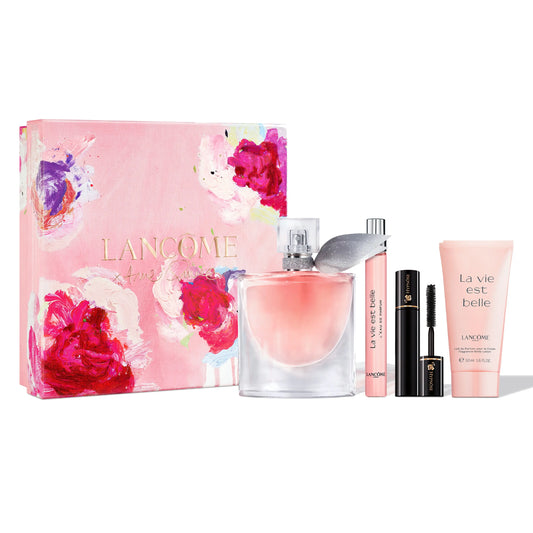 Lancome La Vie Est Belle 50ml EDP + Body Lotion 50ml + 10ml EDP + Спирала Подаръчен комплект за жени Lancome