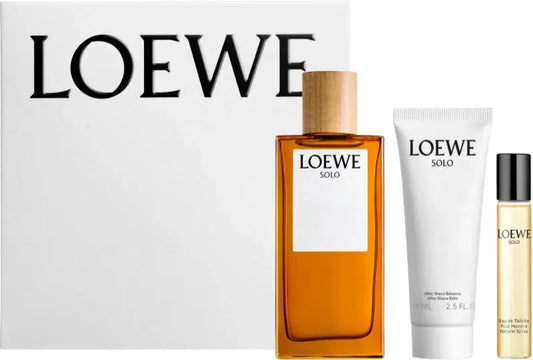 Loewe Solo Loewe 150ml EDT + 10ml EDT + After Shave Balm 75ml Подаръчен комплект за мъже Loewe