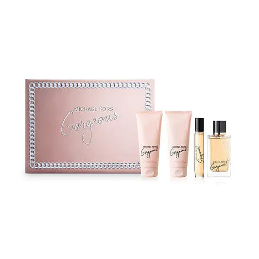 Michael Kors Gorgeous 100ml EDP + Shower Gel 100ml + Body Lotion 100ml + 10ml EDP Подаръчен комплект за жени Michael Kors