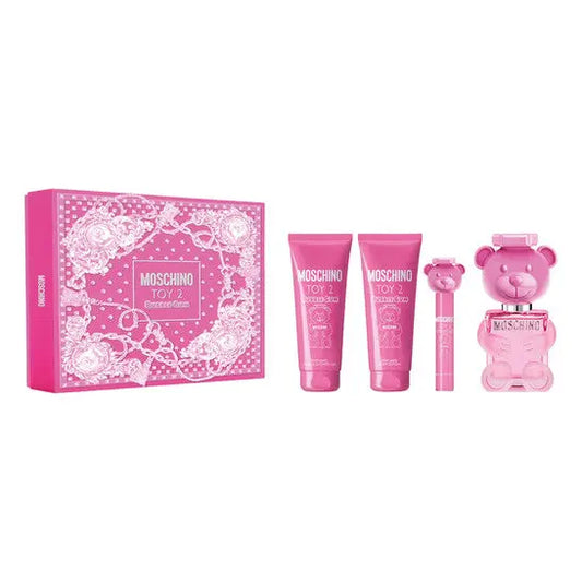 Moschino Toy 2 Bubble Gum 100ml EDT + Body Lotion 100ml + Shower Gel 100ml + 10ml EDT Подаръчен комплект за жени Moschino