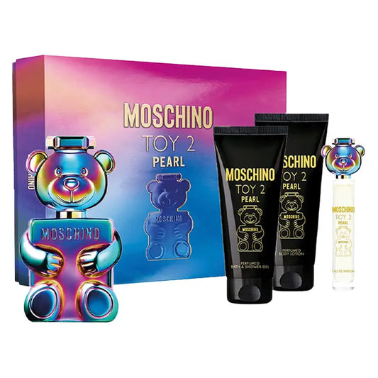 Moschino Toy 2 Pearl 100ml EDP + Body Lotion 100ml + Shower Gel 100ml + 10ml EDP Подаръчен комплект за жени и мъже Moschino