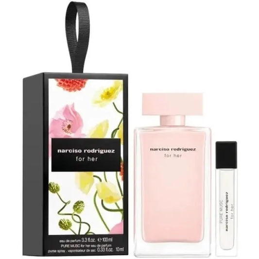 Narciso Narciso for Her 100ml EDP + Pure Musk 10ml EDP Подаръчен комплект за жени Narciso Rodrigues