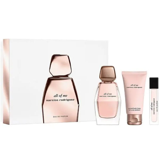 Narciso Rodrigues All of Me 90ml EDP + 10ml EDP + Body Lotion 50ml Подаръчен комплект за жени Narciso Rodrigues