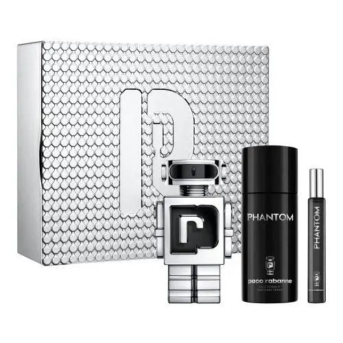 Phantom 100ml EDT + Deo Spray 150ml + 10ml EDT Подаръчен комплект за мъже Paco Rabanne