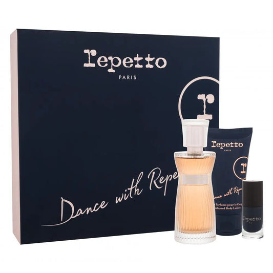 Repetto Dance with Repetto 50ml EDP + Body Lotion 50ml + Nail Polish 5ml Подаръчен комплект за жени Repetto
