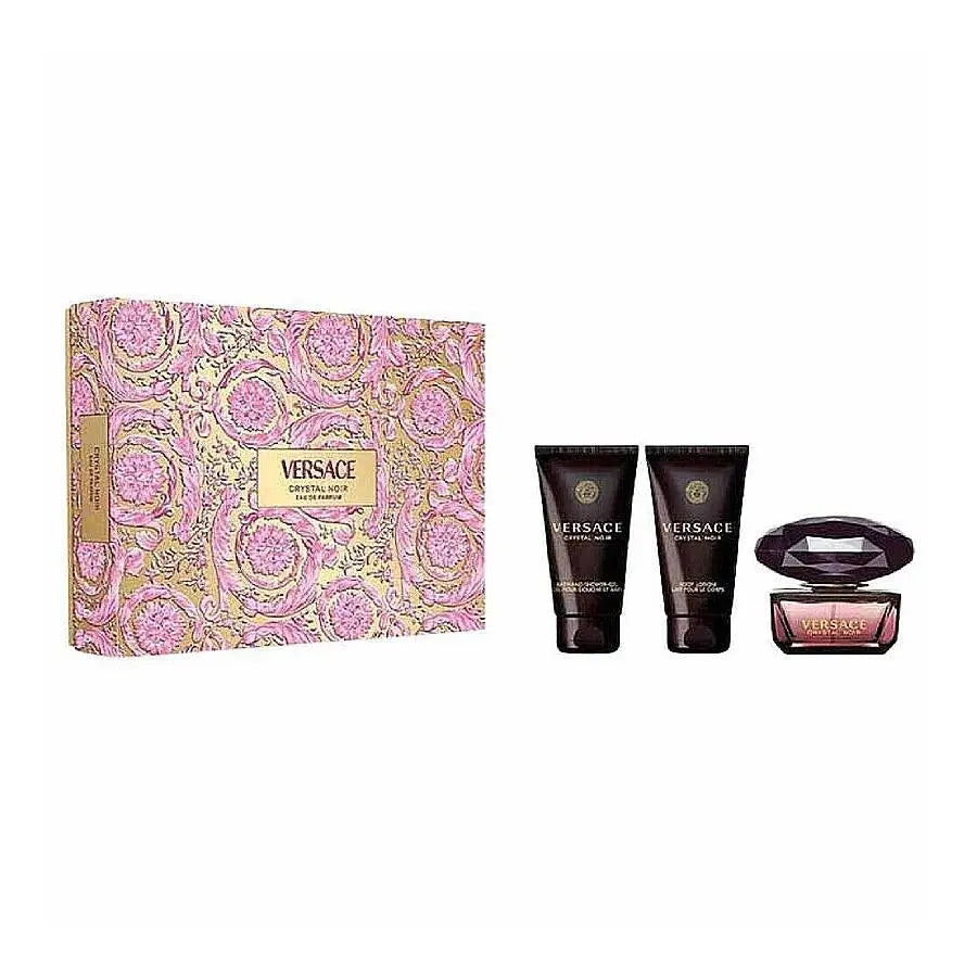 Versace Crystal Noir 50ml EDP + Shower Gel 50ml + Body Lotion 50 Подаръчен комплект за жени Versace