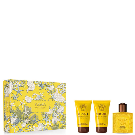 Versace Eros Energy 50ml EDP + After Shave Balm 50ml + Shower Gel 50ml Подаръчен комплект за мъже Versace
