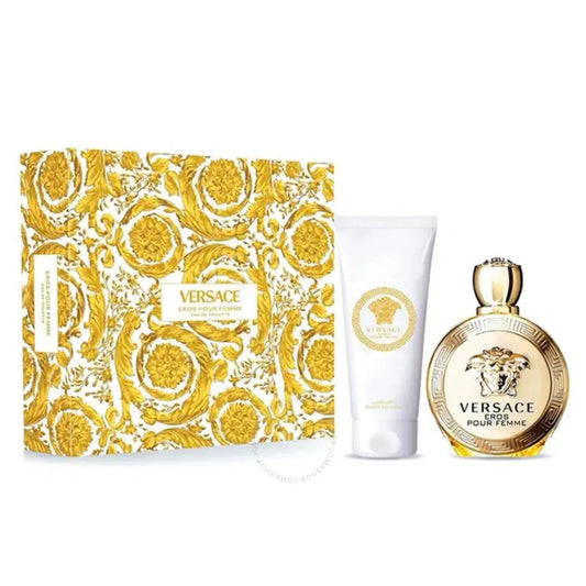 Versace Eros 100ml EDT + Body Lotion 150ml Подаръчен комплект за жени Versace